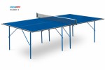 Теннисный стол для помещения swat Hobby 2 blue любительский стол для использования в помещениях 6010 s-dostavka - магазин СпортДоставка. Спортивные товары интернет магазин в Железногорске 