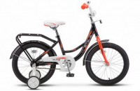 Детский велосипед Stels Flyte 18" Z011 Чёрный красный 2022 - магазин СпортДоставка. Спортивные товары интернет магазин в Железногорске 
