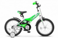 Детский велосипед Stels Jet 16" Z010 зеленый белый  2022 - магазин СпортДоставка. Спортивные товары интернет магазин в Железногорске 