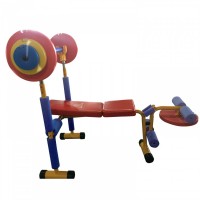 Силовой тренажер детский скамья для жима DFC VT-2400 для детей дошкольного возраста s-dostavka - магазин СпортДоставка. Спортивные товары интернет магазин в Железногорске 