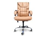 Офисное массажное кресло EGO BOSS EG1001 Орех в комплектации LUX - магазин СпортДоставка. Спортивные товары интернет магазин в Железногорске 