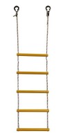 Детская веревочная лестница для ДСК  5 перекладин желтая ЛВ5-2В - магазин СпортДоставка. Спортивные товары интернет магазин в Железногорске 
