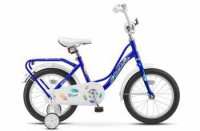 Детский велосипед Stels Wind 16" Z020 синий 2022 - магазин СпортДоставка. Спортивные товары интернет магазин в Железногорске 