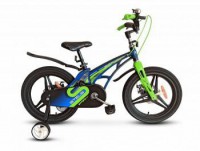 Детский велосипед Stels Galaxy Pro 16" V010 зеленый 2022 - магазин СпортДоставка. Спортивные товары интернет магазин в Железногорске 