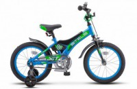 Детский велосипед Stels Jet 16" Z010 синий черный  2022 - магазин СпортДоставка. Спортивные товары интернет магазин в Железногорске 